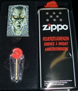 Zippo voordeelpakket mat zwart face